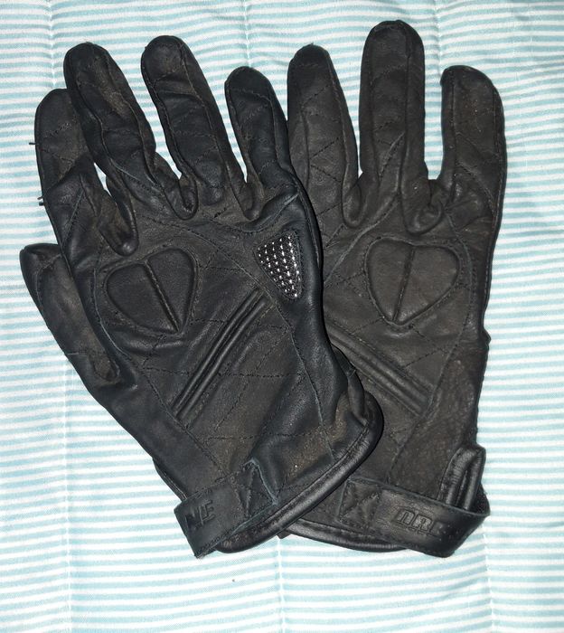 Casaco de mota em couro Drenaline