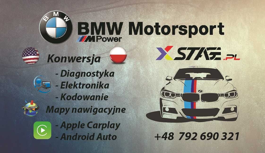 BMW - Apple Carplay, Android Auto, MGU, NBT EVO, NBT, CIC, Mapy BMW