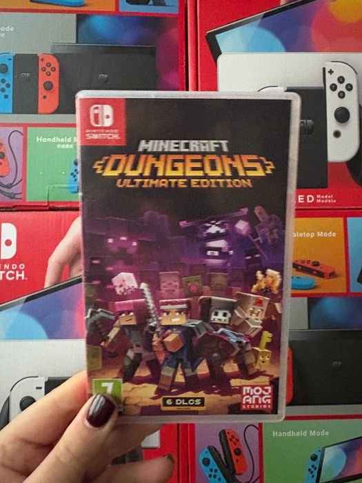 Гра Minecraft Dungeons на nintendo,картридж з грою на нінтендо,ліцензі