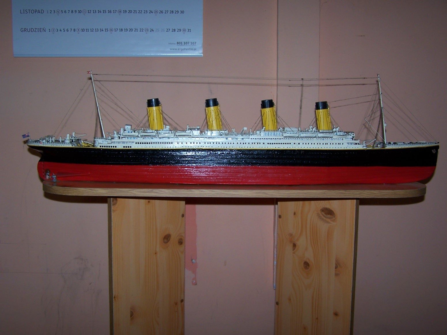 Model statku Titanic