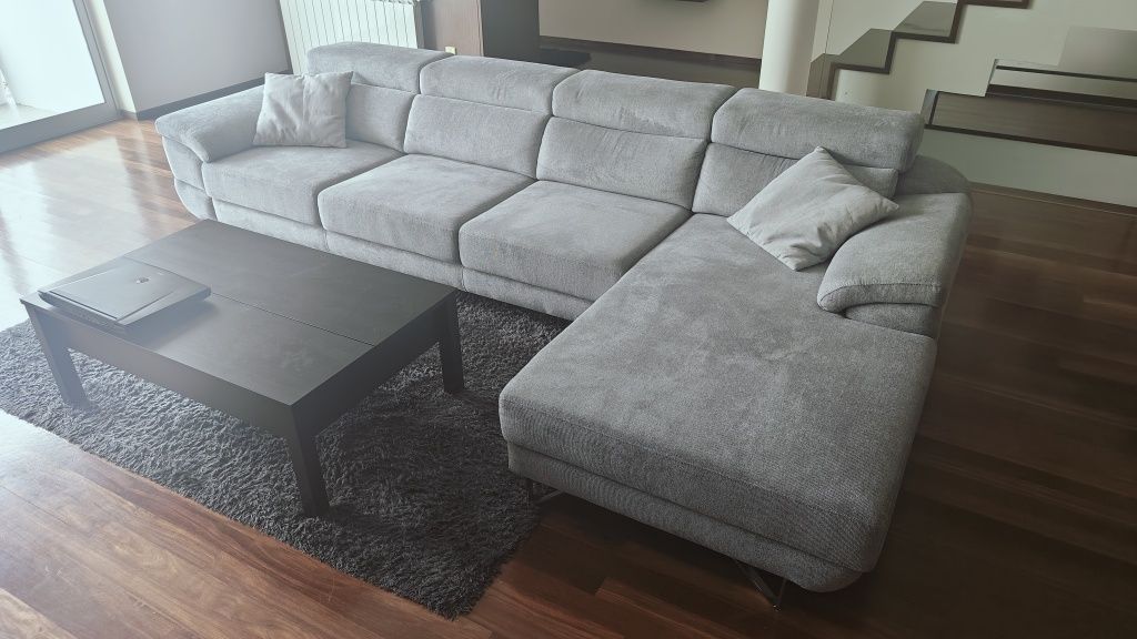 Sofá com Chaise Long, Novo!!!