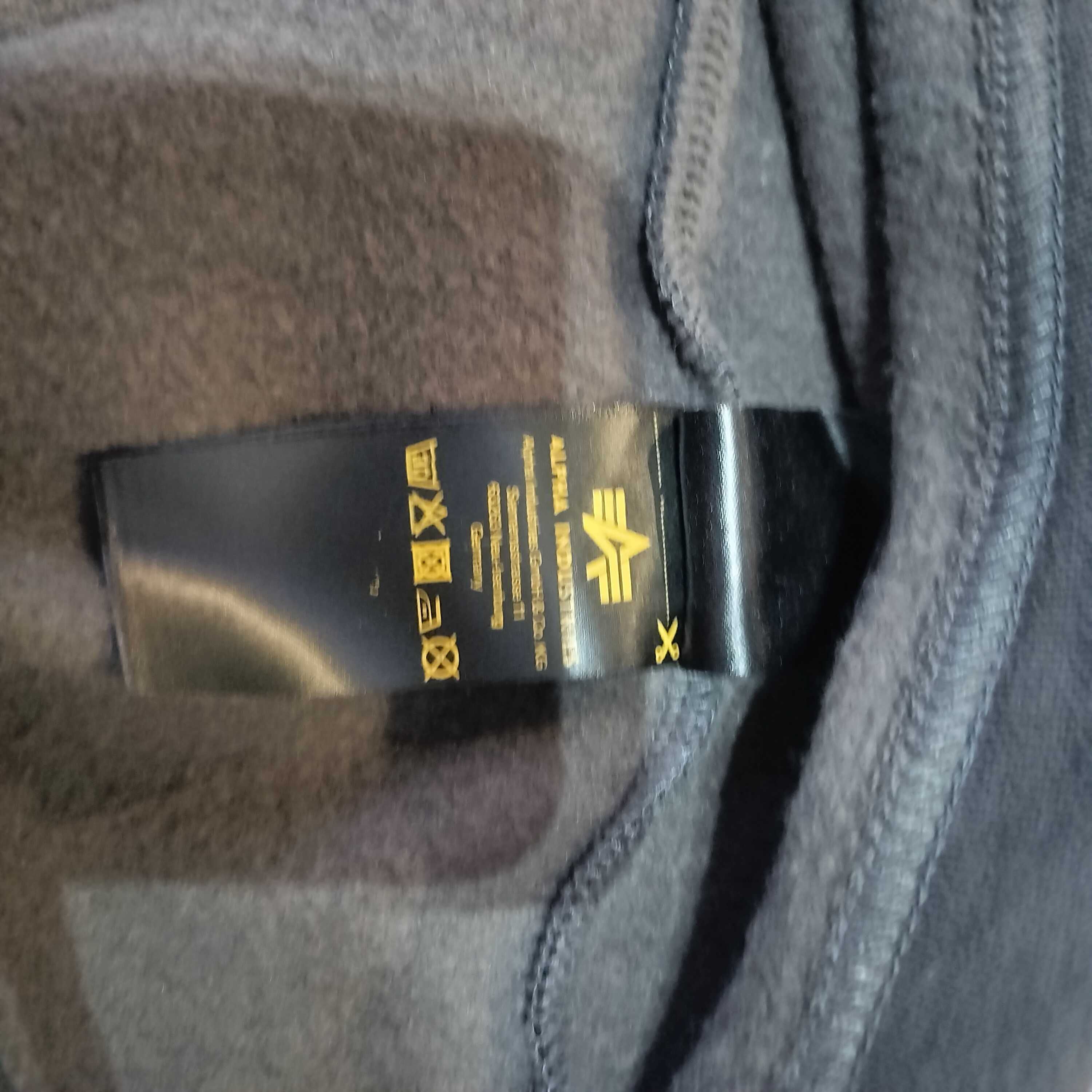 Bluza Alpha Industries XL szara