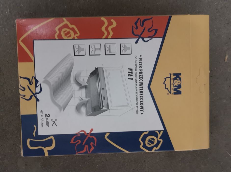 filtry do okapu, pochłaniacza