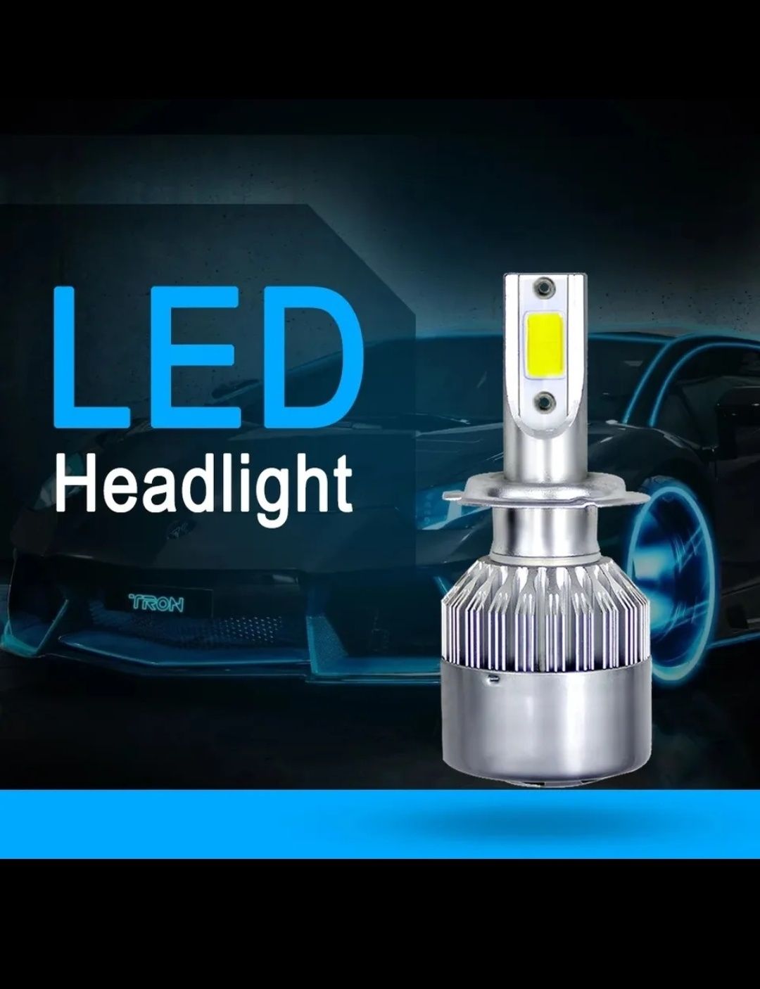 Kit conjunto de lâmpadas LED H7 CANBUS
