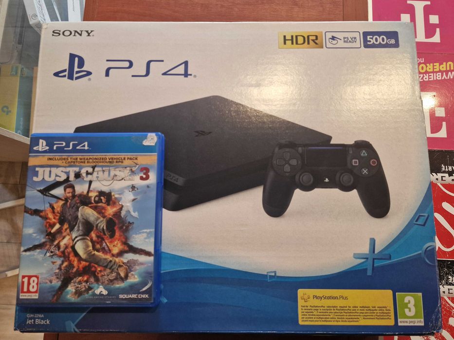 Konsola Ps4 pad gra pudełko