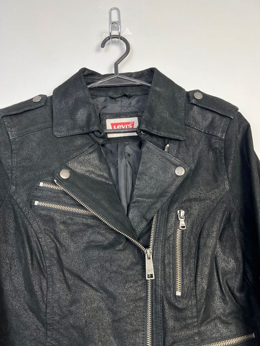 Leather Jacket Ramones Levi’s Women Skórzana Kurtka Ramoneska