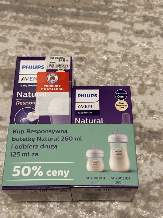 Zestaw Philips Avent Natural Response 125ml 260ml