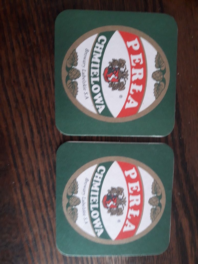Stara podstawka Piwna Perła chmielowa 2 szt