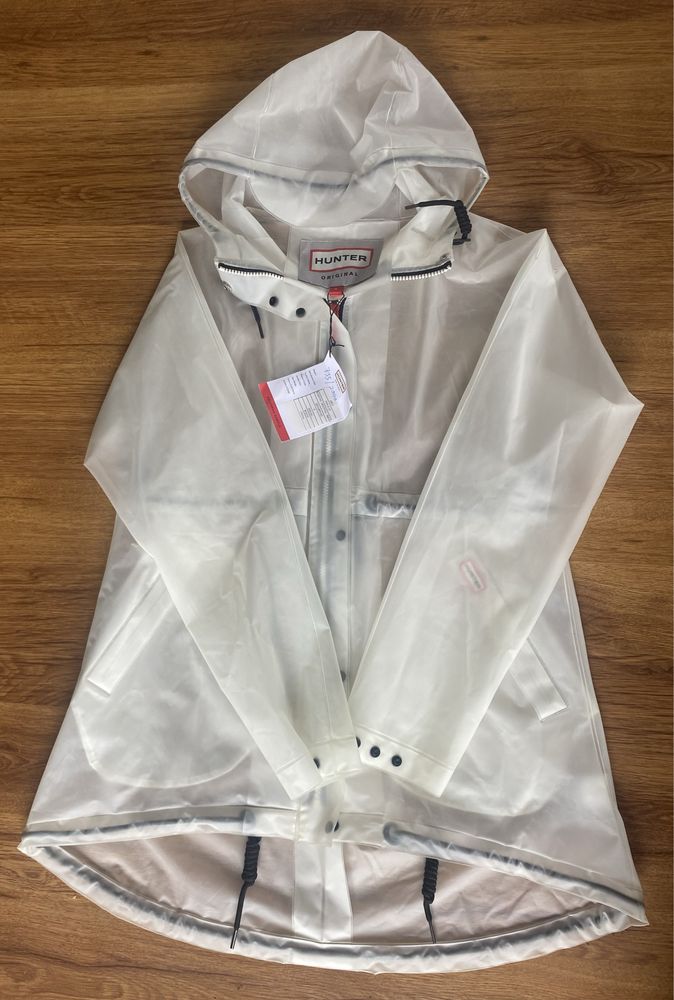 Hunter Kurtka przeciwdeszczowa white