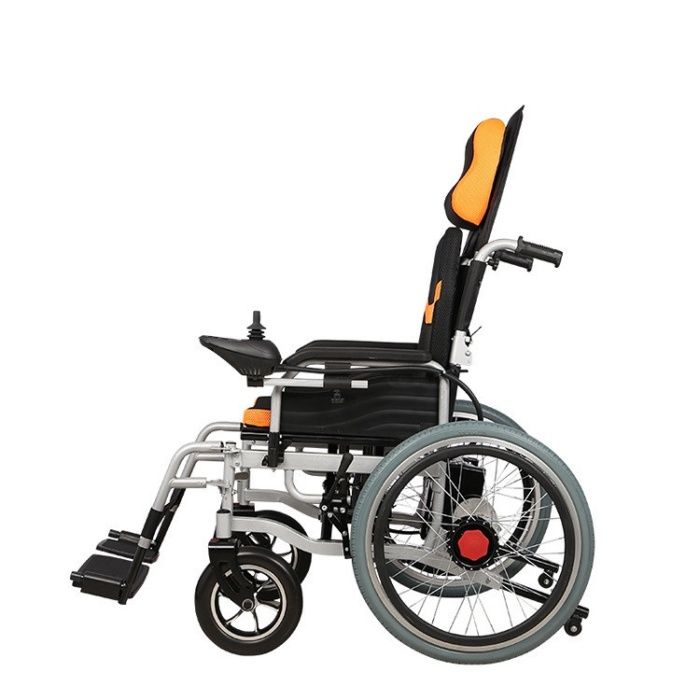Скидка! Складная инвалидная коляска MIRID D6035С (Электро\активная)