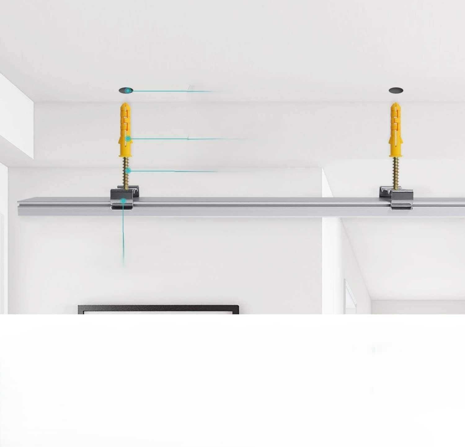 Profil LED aluminiowy U 12x1m 12szt z osłoną klipsami i narożnikami