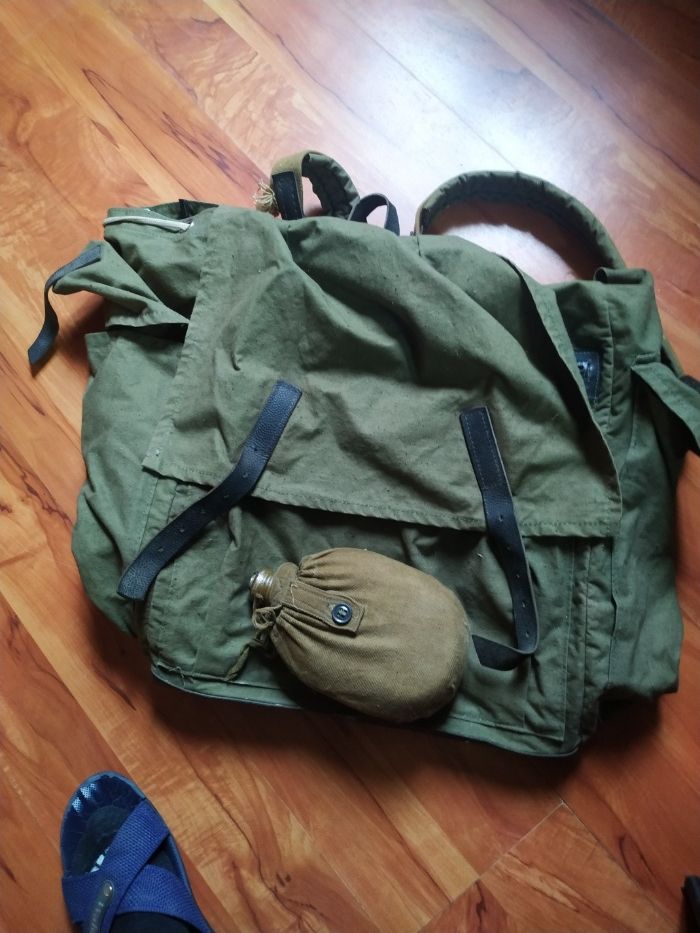 Раритет! Военный рюкзак + военная фляга ссср, со времён холодной войны