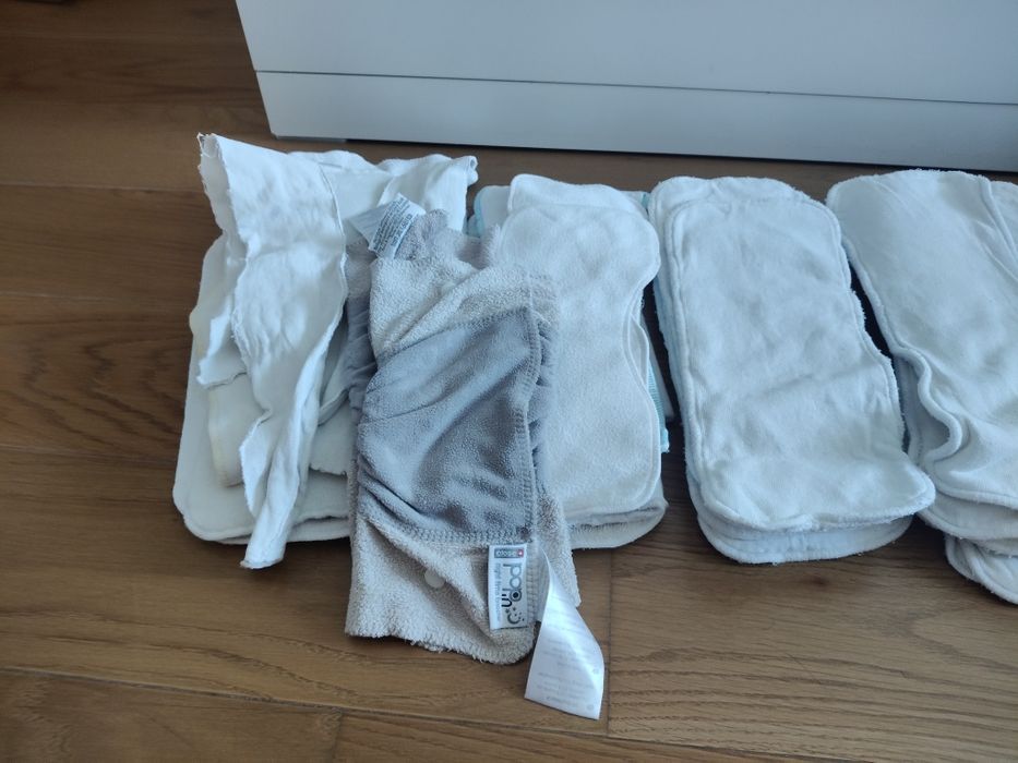 Fraldas reutilizáveis e absorventes