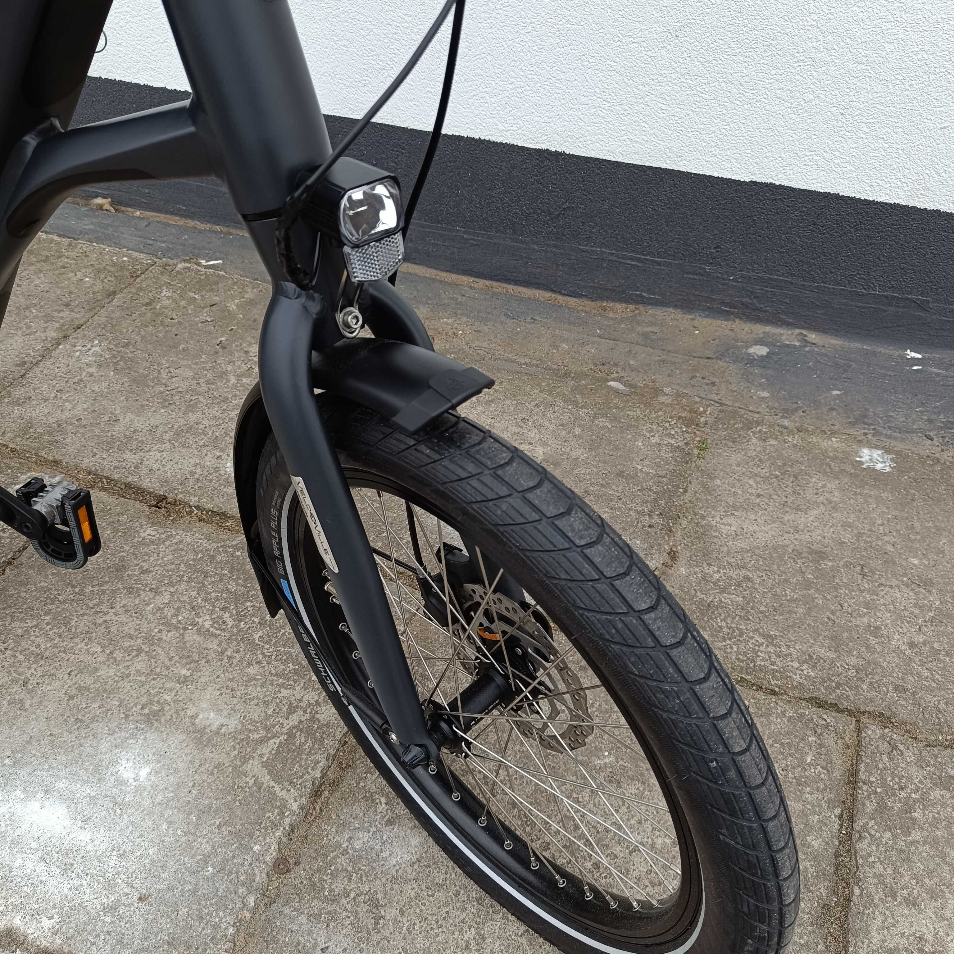 Rower Elektryczny Velo de Ville KEB400 Premium Składak Mały Camping