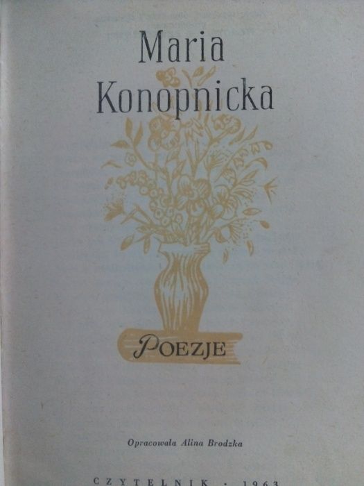 Poezje, Maria Konopnicka