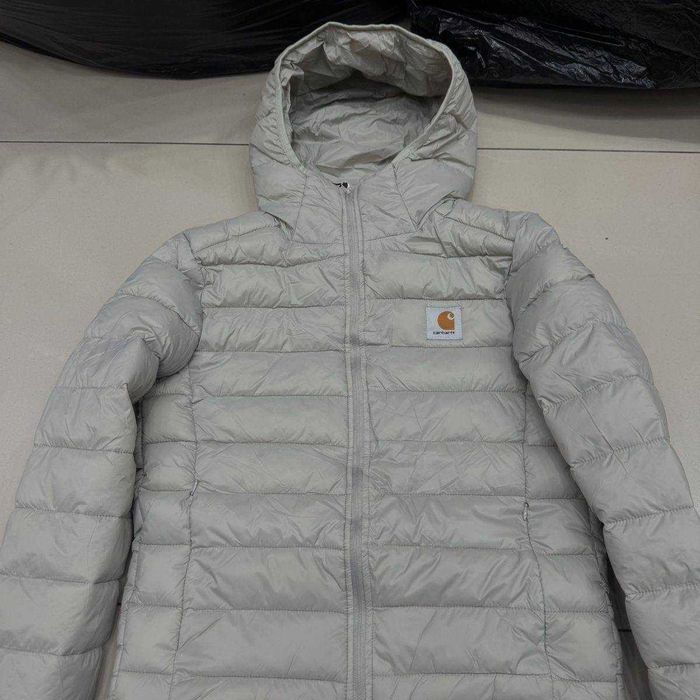 (БЕЗ ПЕРЕДОПЛАТИ)Carhartt Puffer Jacket куртка пуховик кархарт біла