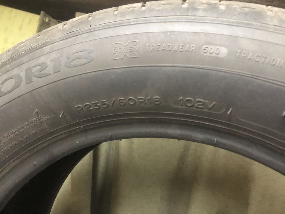 Шины лето  б/у Michelin Primacy 4 235/60R18