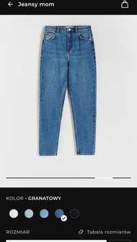 Sprzedam spodnie jeansowe o kroju mom fit - rozmiar 38 (Reserved)