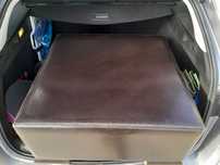 Mesa de centro em couro