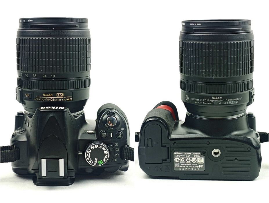 Дзеркальний фотоапарат Nikon D3100 KIT 18-105mm 32Gb + сумка