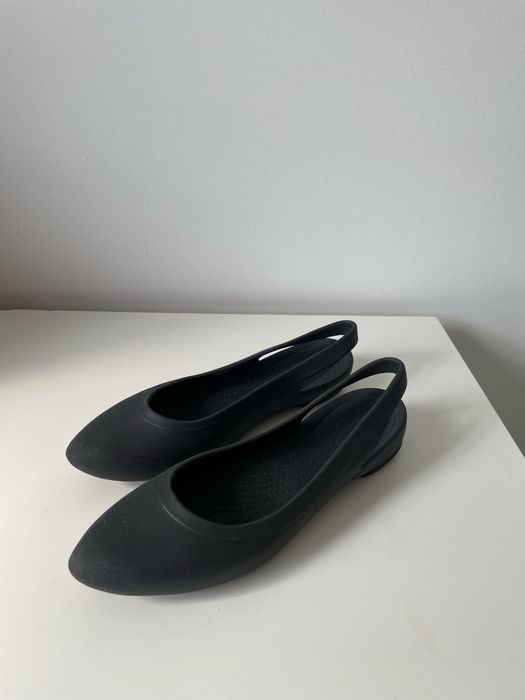 Crocs czarne baleriny W8 38/39