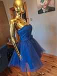 Sukienki gorsetowe PIN-UP granatowe, R34,36,38. Polski producent.
