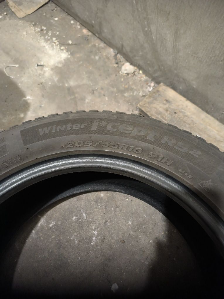 Opony HANKOOK 2 SZT 205/55 R16 91H Zimowe  m+s