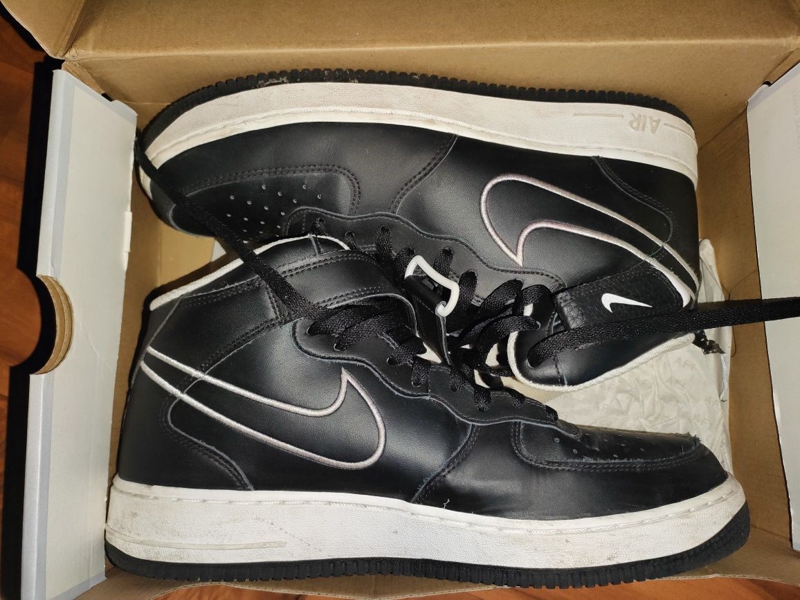 Air force 1 wysokie czarne 45rozmiar