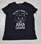 Tshirt z kotem, cropp, potargana