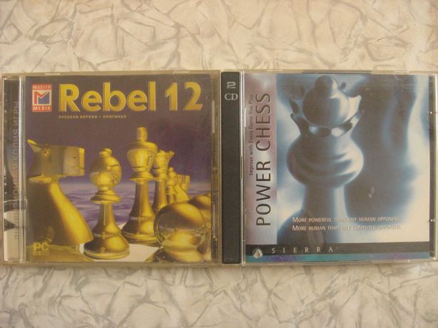 СД CD диск игра компьютерная Rebel 12 шахматы Power Chess лицензионные