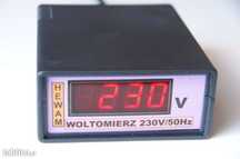 29. Woltomierz napięcia sieci 230V/50Hz (agregat, falownik)