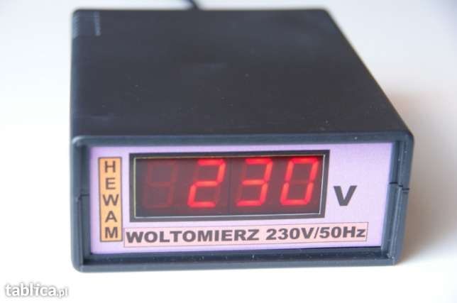 29. Woltomierz napięcia sieci 230V/50Hz (agregat, falownik)