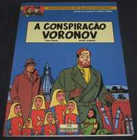 Livro BD A Conspiração Voronov Blake e Mortimer CM