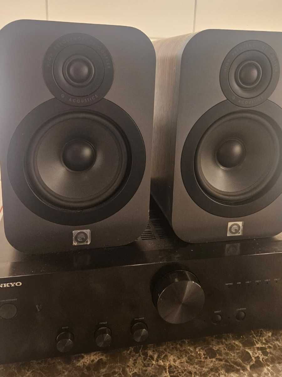 Głośniki Q Acoustics 3020 + Wzmacniacz Onkyo A-9010