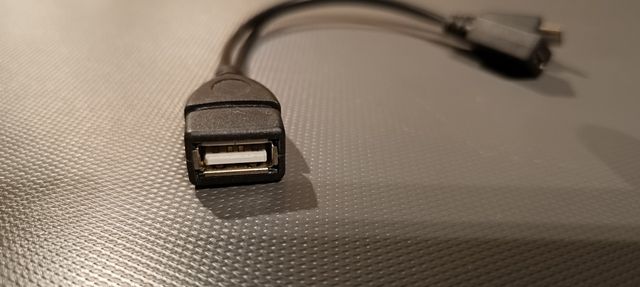 Przewód otg podwójny micro USB