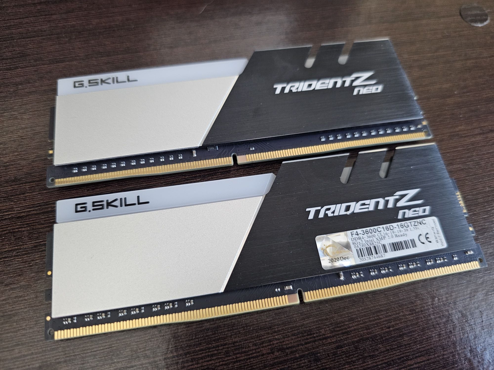 Memórias RAM G.Skill 16GB Trident RGB (2x8GB) DDR4 3600MHz CL16