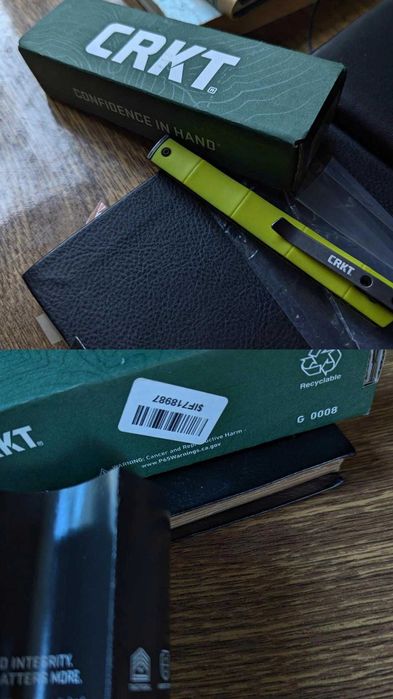 Новий ніж оригінал CRKT CEO bamboo