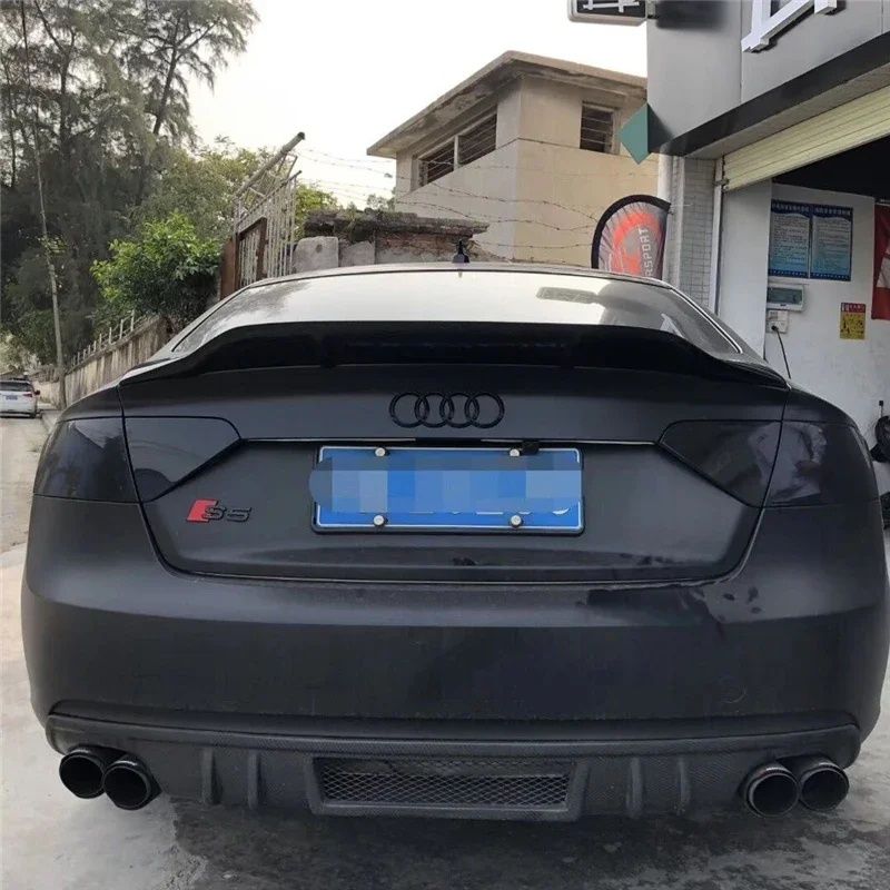 Audi A5 8T Coupé Lotka Spoiler Dokładka Czarny Połysk