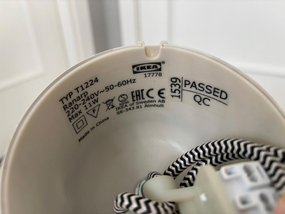 Candeeiro suspenso IKEA Ranarp