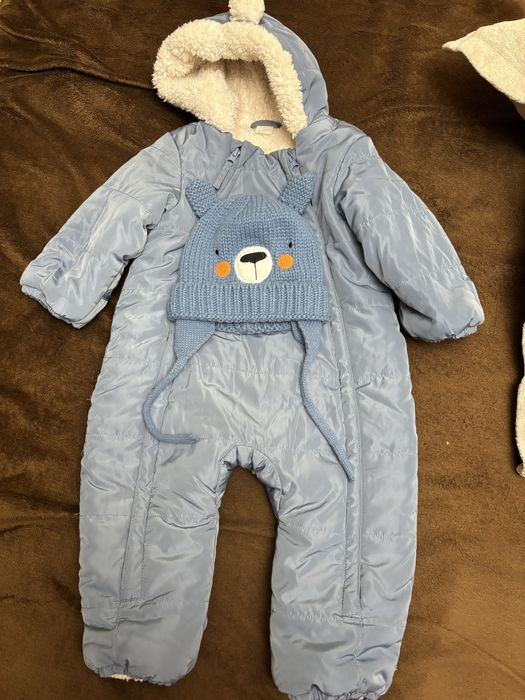 Зимовивий комібнезон H&M + зимова шапка