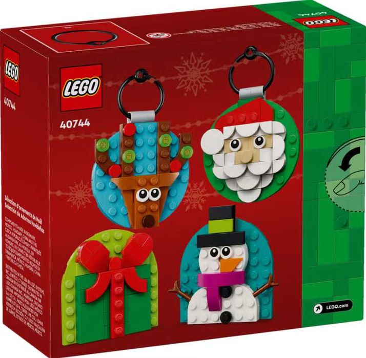Klocki LEGO 40744 Zestaw ozdób świątecznych
