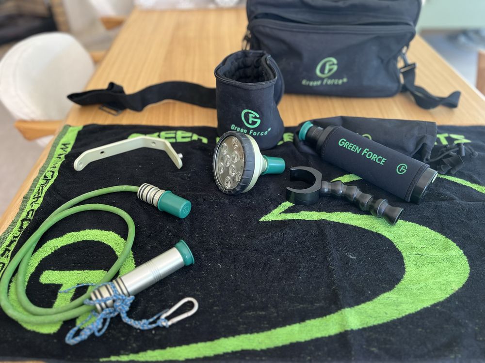 Kit Lanterna Mergulho Green Force