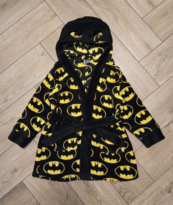 Szlafrok Batman rozm. 104, kaptur z wycięciem na oczy
