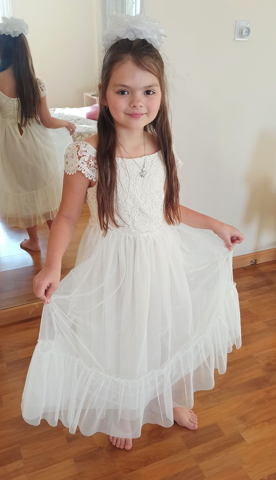 Детское ажурное нарядное платье