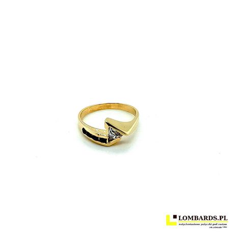 Złoty pierścionek 2,89 gr pr 585 roz.12