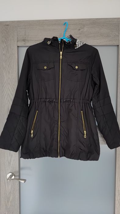 Sprzedam kurtkę typu parka czarna roz 158