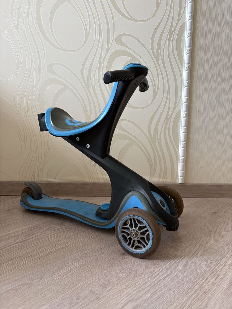 Самокат Globber Go up Comfort play 3 в 1 синій