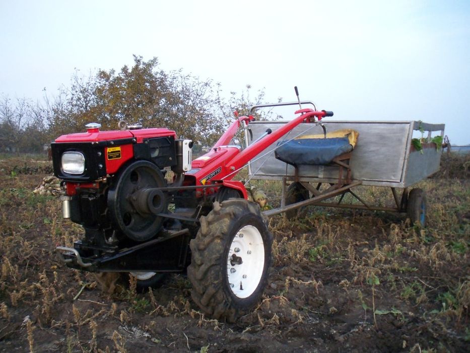 Мотоблок ТЕРМІНОВО Forte SH-81 + плуг + фреза