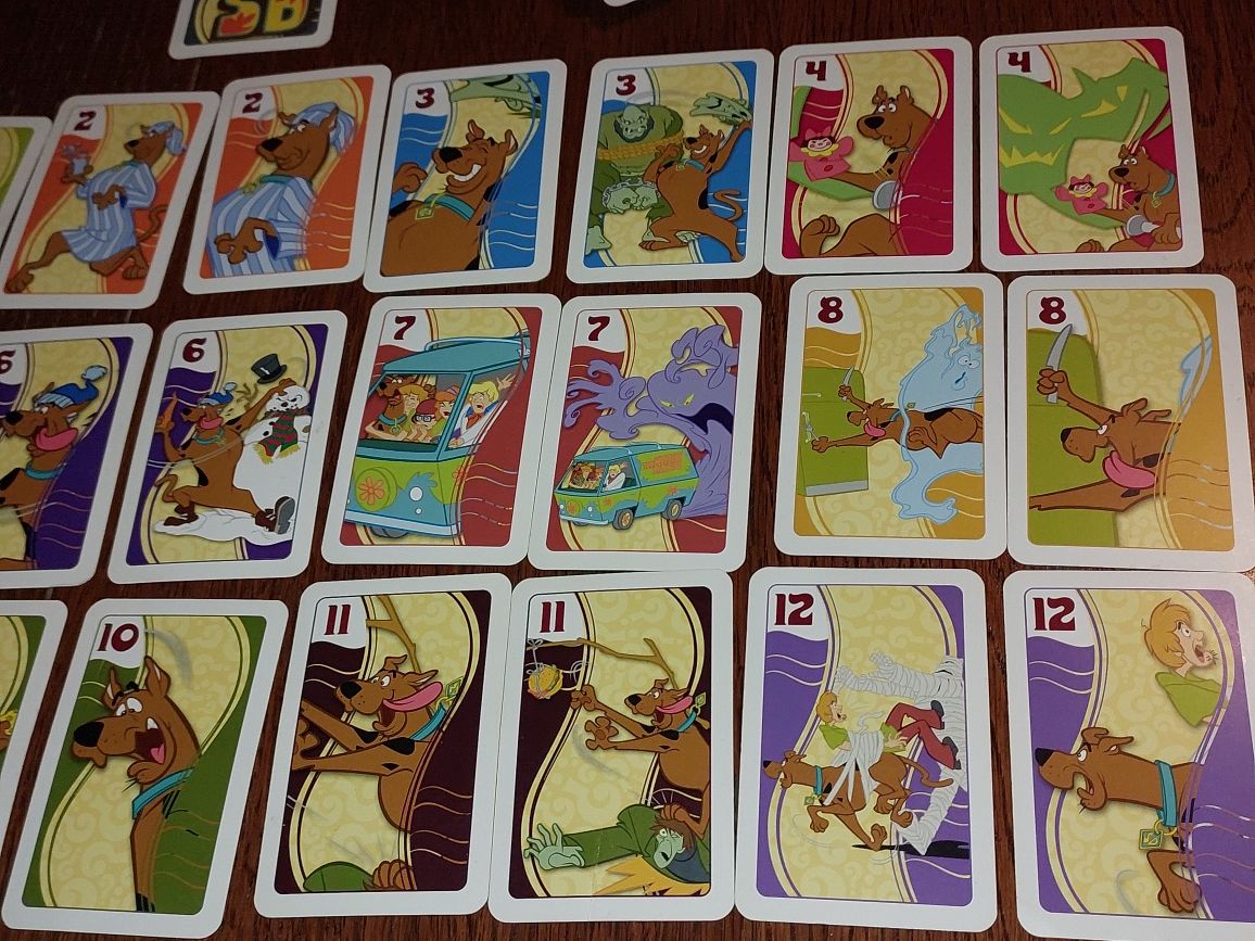 Gra karciana PIOTRUŚ Scooby Doo + Looney Tunes 2talie 50 kart=12zł