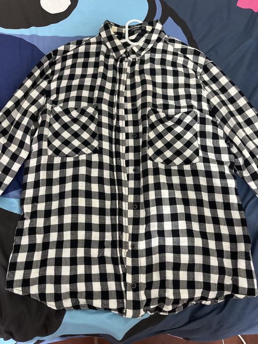 Camiseiro xadres - Mango